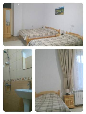 Фото номера Стандартный четырехместный номер Гостевой дом Guest House Meraklii г. Smilyan 3